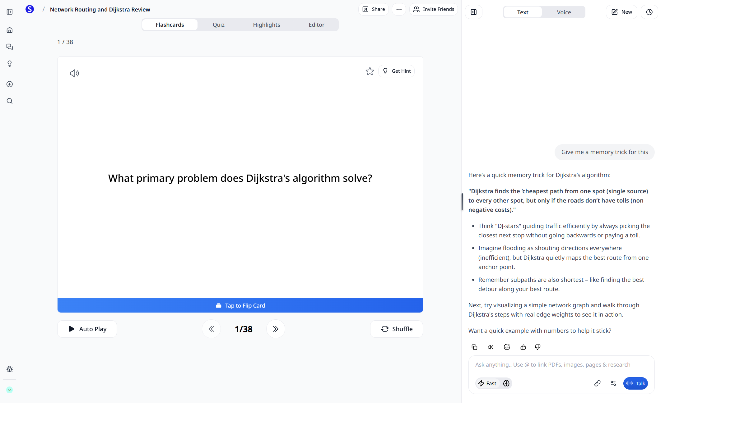Never forget what you studied again