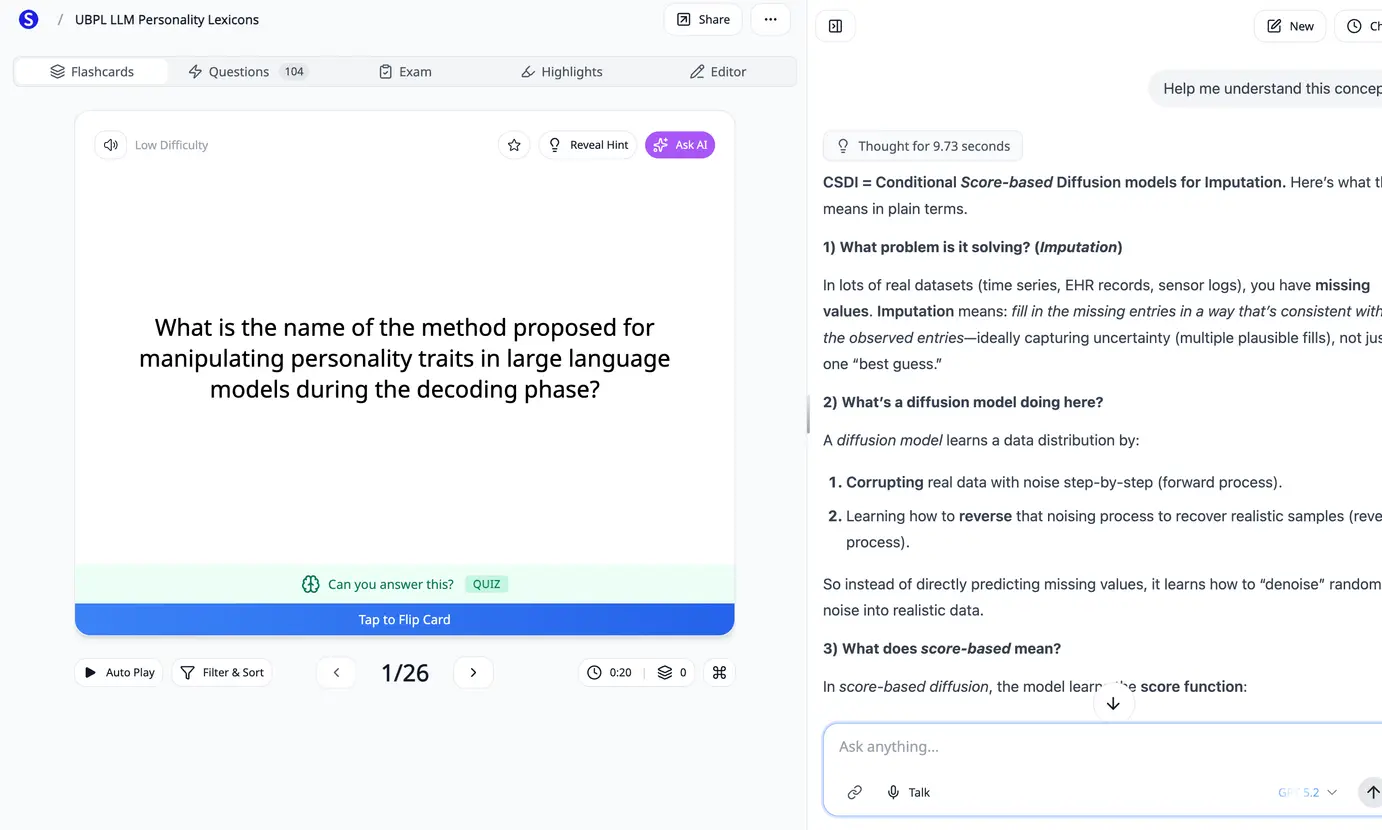 Never forget a concept again