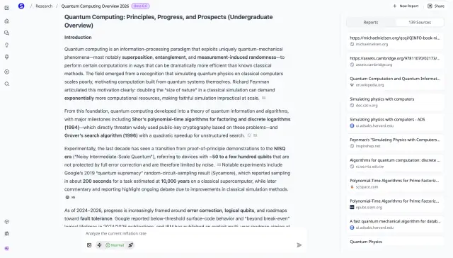 Scholarly Deep Research - AI research with sources and citations